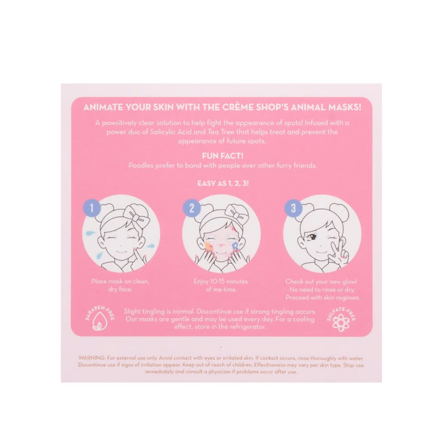 Máscara The Crème Shop Clear Up, Skin! Mask - kit com 3