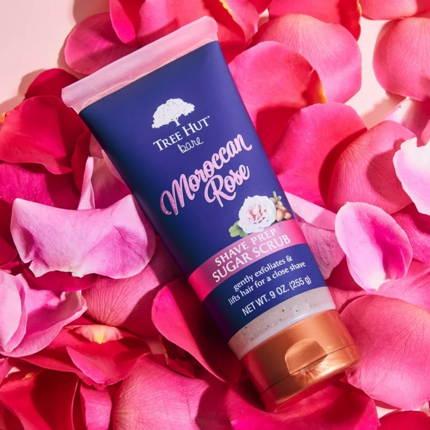 Esfoliante corporal Tree Hut Bare Moroccan Rose Shave Prep Sugar Scrub